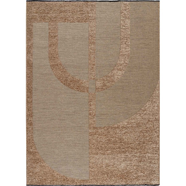 Madi χαλί καλοκαιρινό Rye beige brown Madi χαλί καλοκαιρινό Rye beige brown
