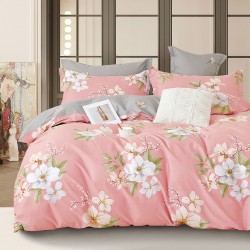 Σετ πάπλωμα υπέρδιπλο Art 12131 Kathrine 220×240 Ροζ