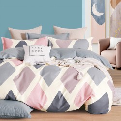 Σετ πάπλωμα υπέρδιπλο Art 12135 Nadia 220×240 Γκρι