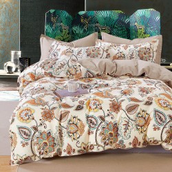 Σετ πάπλωμα υπέρδιπλο Art 12139 Jane 220×240 Μπεζ