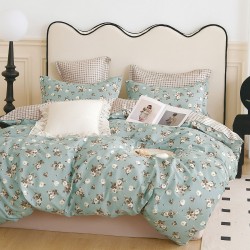 Σετ πάπλωμα υπέρδιπλο Art 12151 Eleanor 220×240 Σιέλ