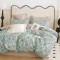Σετ πάπλωμα υπέρδιπλο Art 12151 Eleanor 220×240 Σιέλ