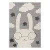 Χαλί Παιδικό Loop Art 9557 Grey White Χαλί Παιδικό Loop Art 9557 Grey White