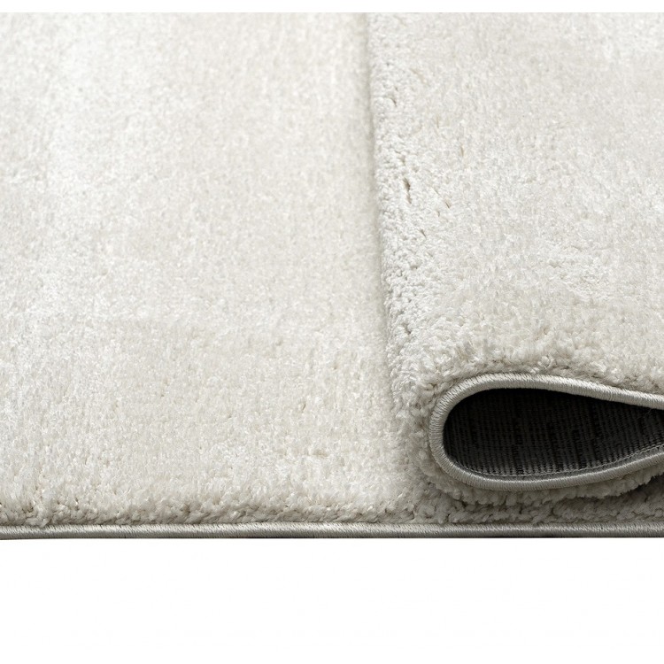 Χαλί shaggy Beauty Home Fluffie Art 9618 White Χαλί shaggy Beauty Home Fluffie Art 9618 White