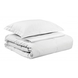 Σεντόνι ξενοδοχείου μονό Ribbon 230TC Satin Stripe Percal Pennie 70% Cot – 30% Pol 173×280