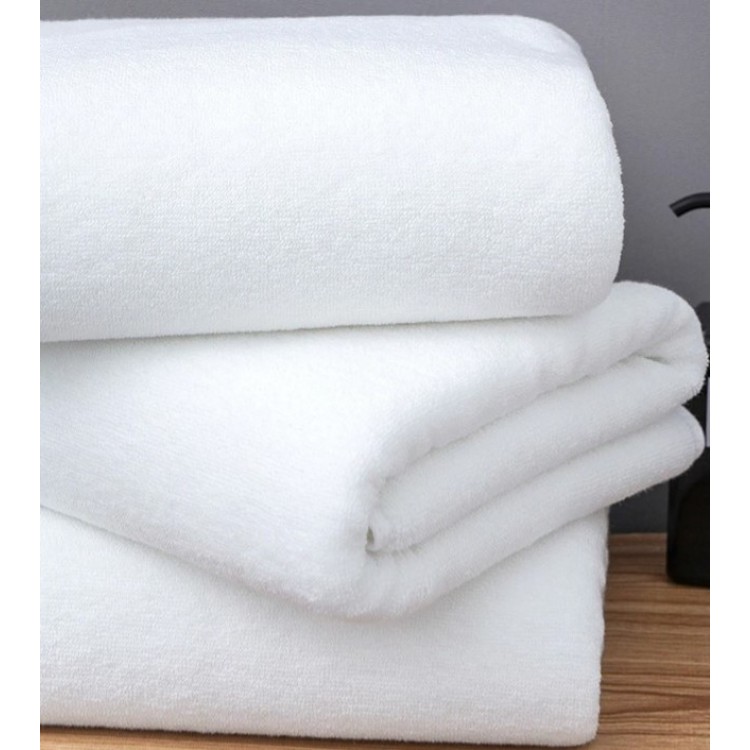 Beauty Home Πετσέτα Μπάνιου Ξενοδοχείου Crystal 600gsm 100% Cotton 80×150 Λευκό Beauty Home Πετσέτα Μπάνιου Ξενοδοχείου Crystal 600gsm 100% Cotton 80×150 Λευκό