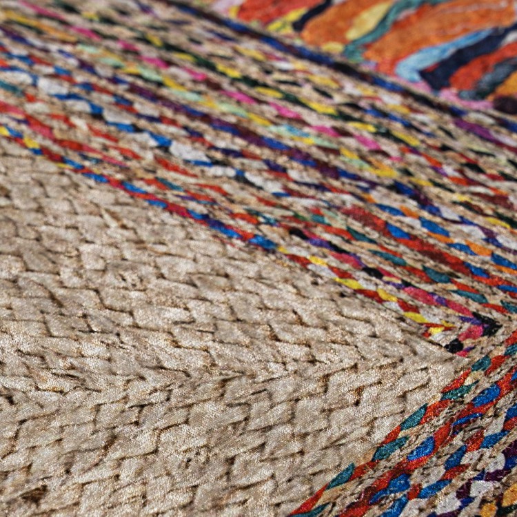 Πατάκι Jute Art 9133 Εμπριμέ