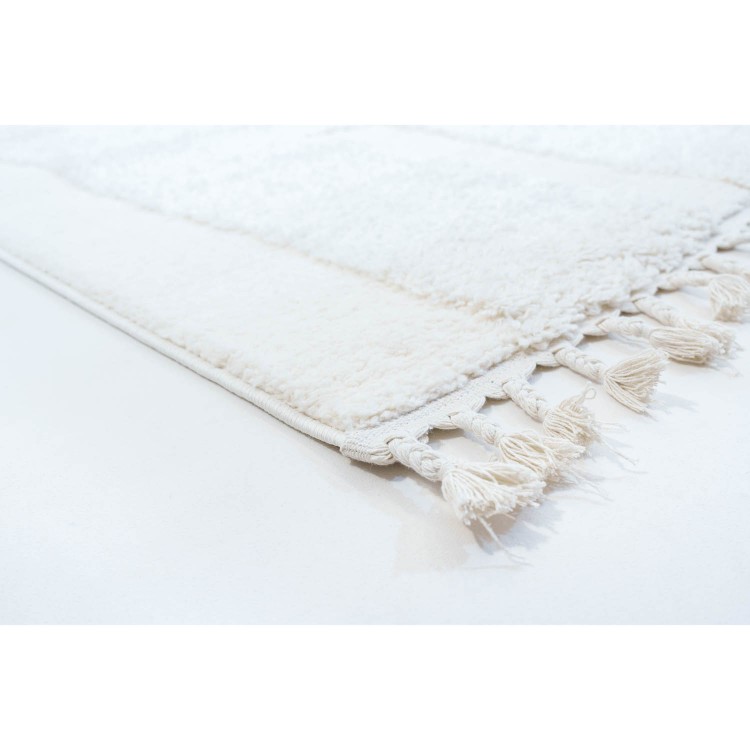 Χαλί shaggy Ezzo Neve D110A1A Cream Χαλί shaggy Ezzo Neve D110A1A Cream