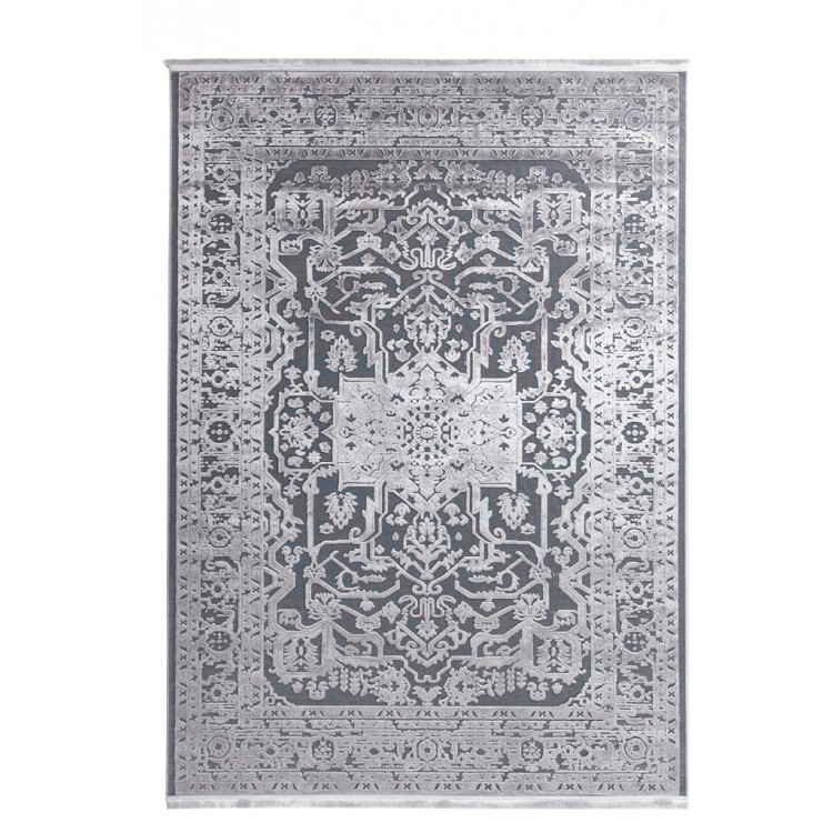 Kαλοκαιρινό Χαλί Lotus Summer 2927 Black Grey Kαλοκαιρινό Χαλί Lotus Summer 2927 Black Grey