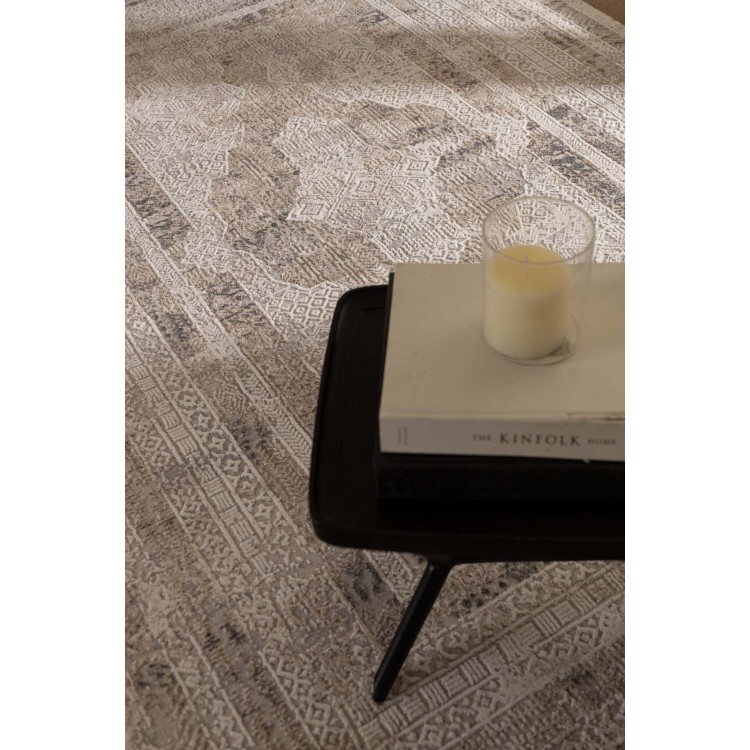 Μοντέρνο Χαλί Infinity 5915B Grey White