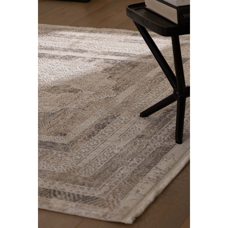 Μοντέρνο Χαλί Infinity 5915B Grey White