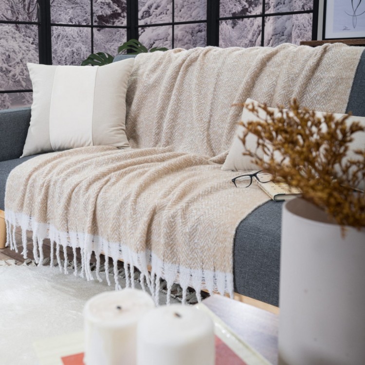 TEORAN ΡΙΧΤΑΡΙ-ΚΟΥΒΕΡΤΑ ΚΑΝΑΠΕ MOHAIR 01 ΜΠΕΖ 130 x 150cm TEORAN ΡΙΧΤΑΡΙ-ΚΟΥΒΕΡΤΑ ΚΑΝΑΠΕ MOHAIR 01 ΜΠΕΖ 130 x 150cm