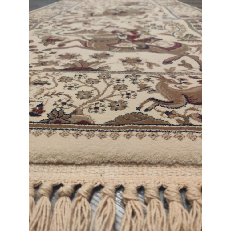 Διάδρομος Μάλλινος Βιοκαρπέτ Nain 7742/0001 Beige 80x240