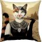 Vasiliadis Bros Μαξιλάρι διακοσμητικό 45x45 Στόφα Denise cat