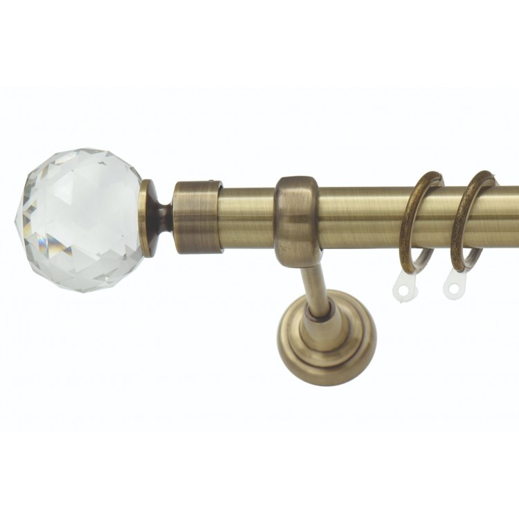 Decorpat Mεταλλικό Κουρτινόξυλο Φ25 150cm Brilliant Eco Αντίκ Decorpat Mεταλλικό Κουρτινόξυλο Φ25 150cm Brilliant Eco Αντίκ