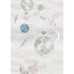 Φωτοταπετσαρία Τοίχου Παιδική SOFIE & JUNAR ink7629 200x280cm