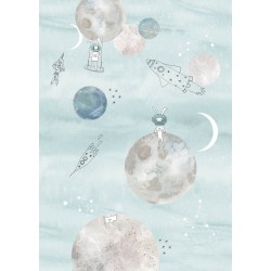 Φωτοταπετσαρία Τοίχου Παιδική SOFIE & JUNAR ink7631 200x280cm