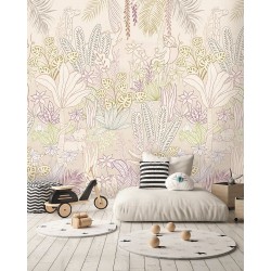 Φωτοταπετσαρία Τοίχου Παιδική SOFIE & JUNAR ink7634 200x280cm