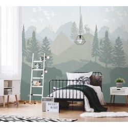 Φωτοταπετσαρία Τοίχου Παιδική SOFIE & JUNAR ink7648 200x280cm