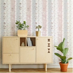 ΤΑΠΕΤΣΑΡΙΑ ΤΟΙΧΟΥ FRESCA 106408 SUMMERTIME PINK 1000x53cm