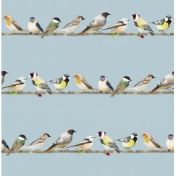 ΤΑΠΕΤΣΑΡΙΑ ΤΟΙΧΟΥ FRESCA 106628 TWEETING SKY BLUE 1000x53cm