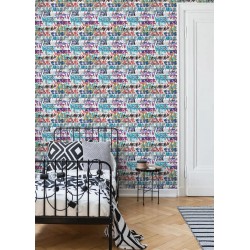 ΤΑΠΕΤΣΑΡΙΑ ΤΟΙΧΟΥ KIDS@HOME 101686 GRAFFITI WALL 1000x53cm