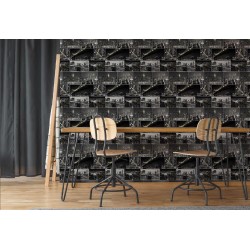 Ταπετσαρία τοίχου KIDS@HOME 101696 fresco city at night black 1000x53cm