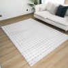 Χαλί Μοντέρνο Beauty Home Bubble Art 9661 Λευκό