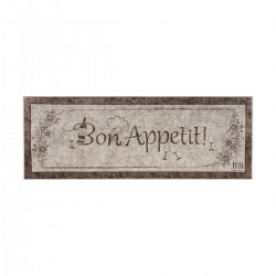 Πατάκι κουζίνας Cook & Kitchen Art 9073 Μπεζ-Καφέ
