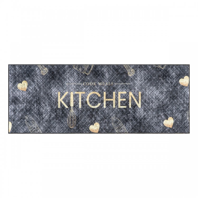 Πατάκι κουζίνας Cook & Kitchen Art 9076 Μαύρο
