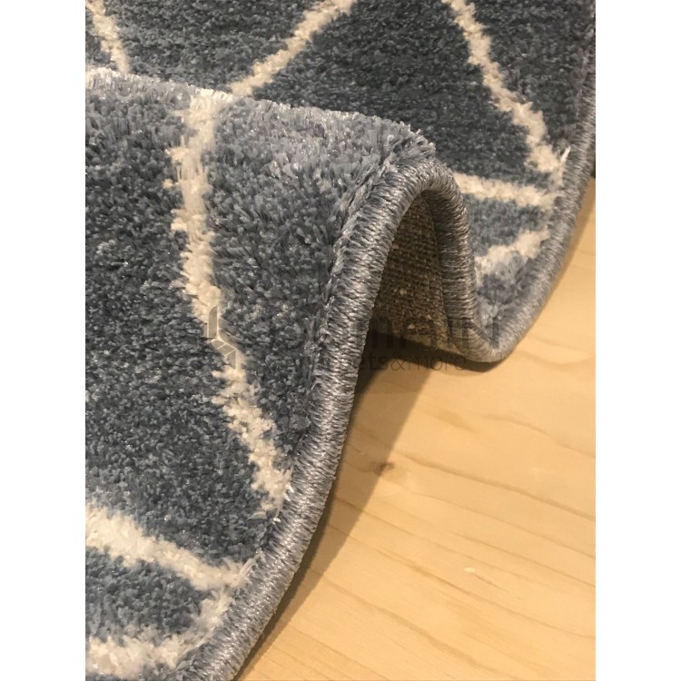 ΧΑΛΙ ΜΟΝΤΕΡΝΟ SHERPA 49012-8262 BLUE - RAGOLLE ΧΑΛΙ ΜΟΝΤΕΡΝΟ SHERPA 49012-8262 BLUE - RAGOLLE