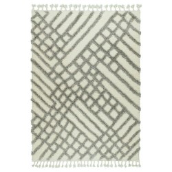 Χαλί Shaggy Thick 826 Grey-Cream - KoulisCarpets