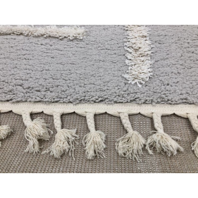 Χαλί Shaggy Thick 823 Grey-Cream - KoulisCarpets Χαλί Shaggy Thick 823 Grey-Cream - KoulisCarpets
