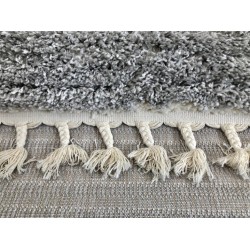 Χαλί Shaggy Thick 820 Grey-Cream - KoulisCarpets