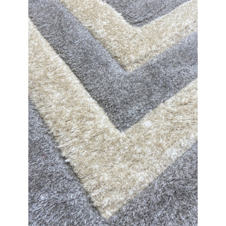 Χαλί Shaggy California P640 Grey - KoulisCarpets