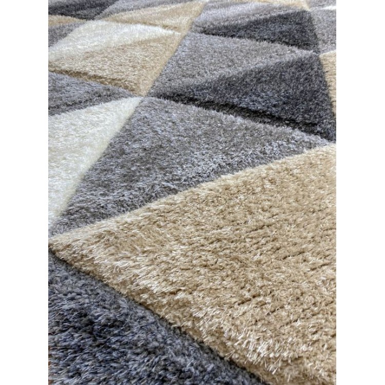 Χαλί Shaggy California P620 Grey - KoulisCarpets Χαλί Shaggy California P620 Grey - KoulisCarpets