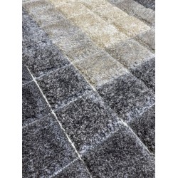 Χαλί Shaggy California P610A Grey - KoulisCarpets