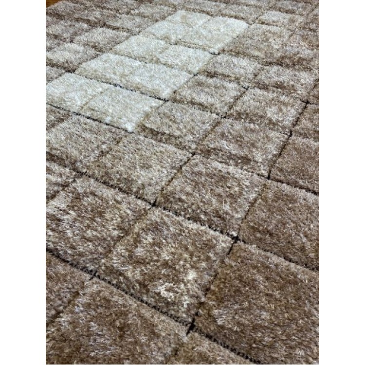 Χαλί Shaggy California P610A Vison - KoulisCarpets