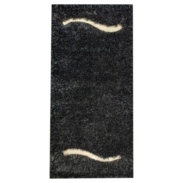 Χαλί Σετ Χειροποίητο Kosmogonia SG-3A Black - koulis Carpets Χαλί Σετ Χειροποίητο Kosmogonia SG-3A Black - koulis Carpets