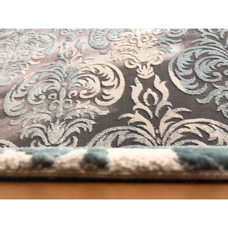Χαλί Retro 9336a Blue - KoulisCarpets Χαλί Retro 9336a Blue - KoulisCarpets
