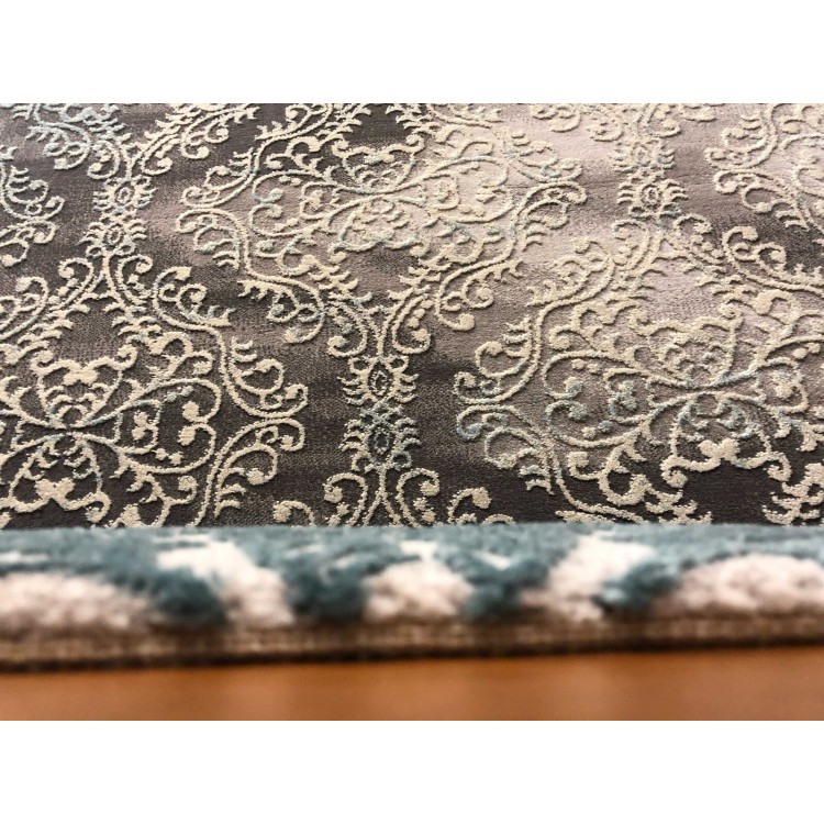 Χαλί Retro 9338a Blue - KoulisCarpets Χαλί Retro 9338a Blue - KoulisCarpets
