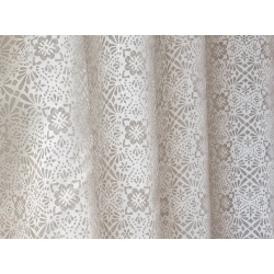 Ύφασμα Κουρτίνας Devoreh 3909 Snow Φ300 Με Το Μέτρο