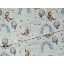 Ύφασμα Επιπλώσεων παιδικό βαμβακερό caraibi-b631 Φ284 Με Το μέτρο