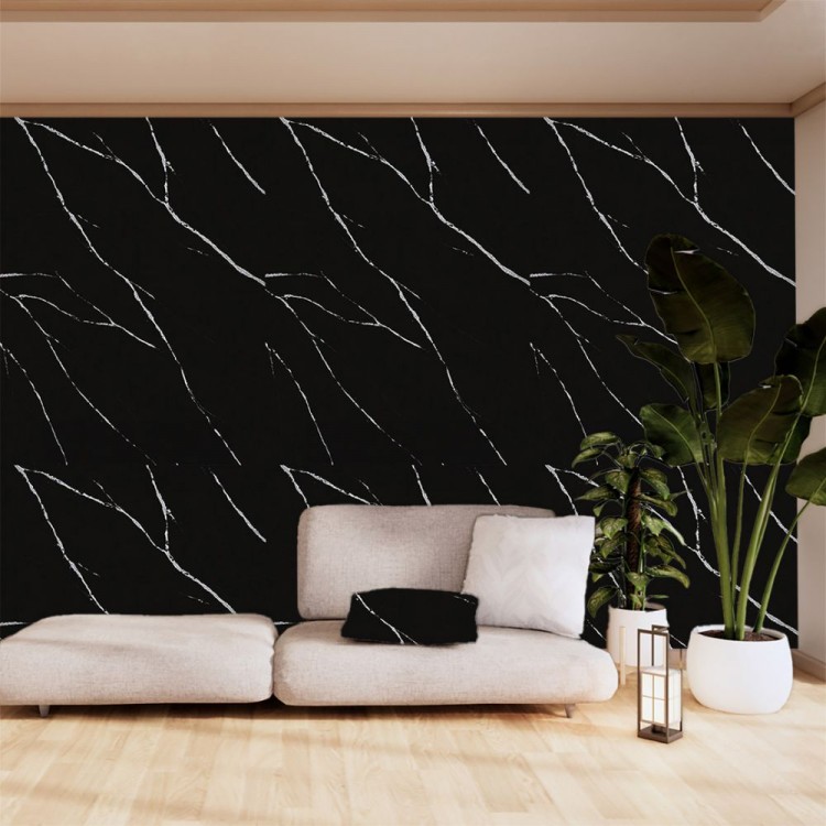 PVC MEGA PANEL 2.8/1220/2800mm CARRARA BLACK 204 NewPlan PVC MEGA PANEL 2.8/1220/2800mm CARRARA BLACK 204 NewPlan