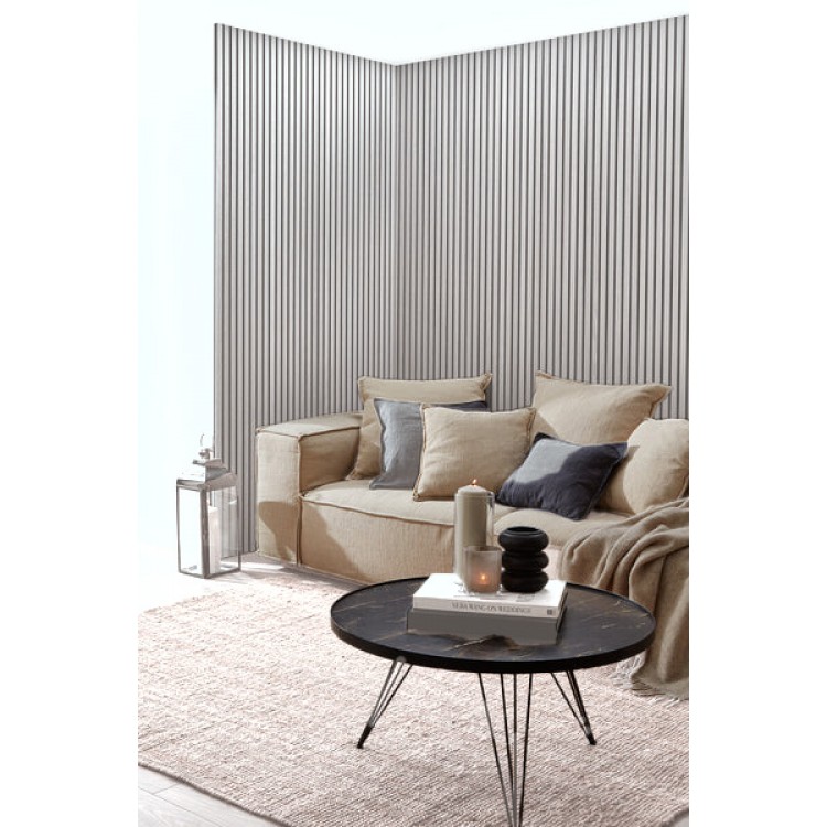 PS PANEL ΜΕ 3D ΠΗΧΑΚΙΑ 00 PIANO 12/122/2900mm WALNUT/DARK GREY