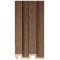 PS PANEL ΜΕ 3D ΠΗΧΑΚΙΑ 08 RESIDENCE 21/122 mm DARK BROWN OAK