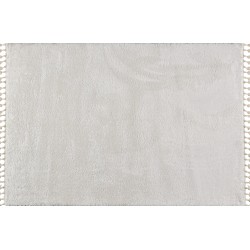 Χαλί Shaggy Silky White