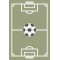 Χαλί παιδικό Dream Carousel 2267 Football Green