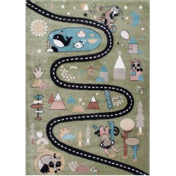 Χαλί παιδικό Dream Carousel 9130 Green Route