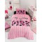 Beauty Home Σετ κουβερλί μονό Pink Art 6113 160x240 Ροζ